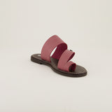 Push In Toe Sandal.Ingot And Double Stitched Insole.