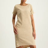 Stone Button Dress
