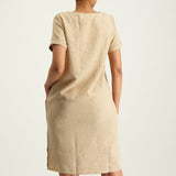Stone Button Dress