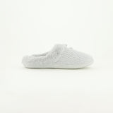 Grey Weave Chenille Bedroom Slippers