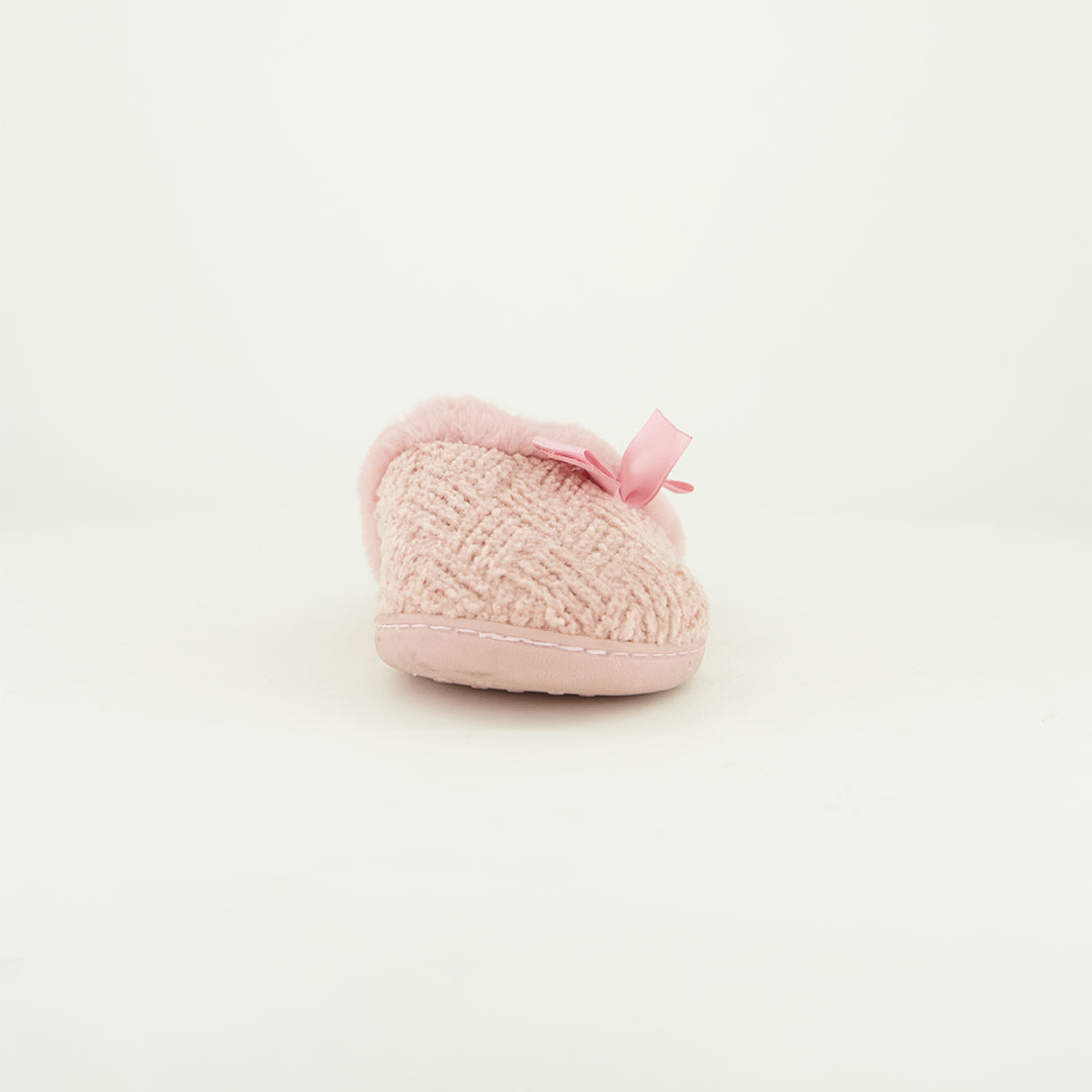Plush Weave Chenille Bedroom Slippers