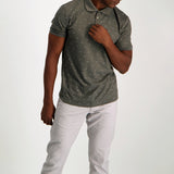 MENS MODA CHARCOAL AOP GOLFER