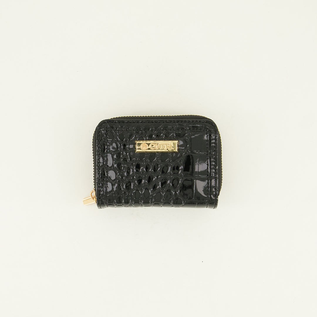 Croc Pu Card Holder Purse
