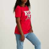 Red Short Sleeve Top