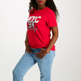 Red Short Sleeve Top