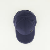 Nylon Peak Cap.Matte Black Metal Ingot.