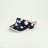 Cotton Twill Flower Visor.