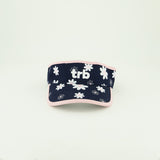 Cotton Twill Flower Visor.