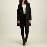 Ladies Black Melton