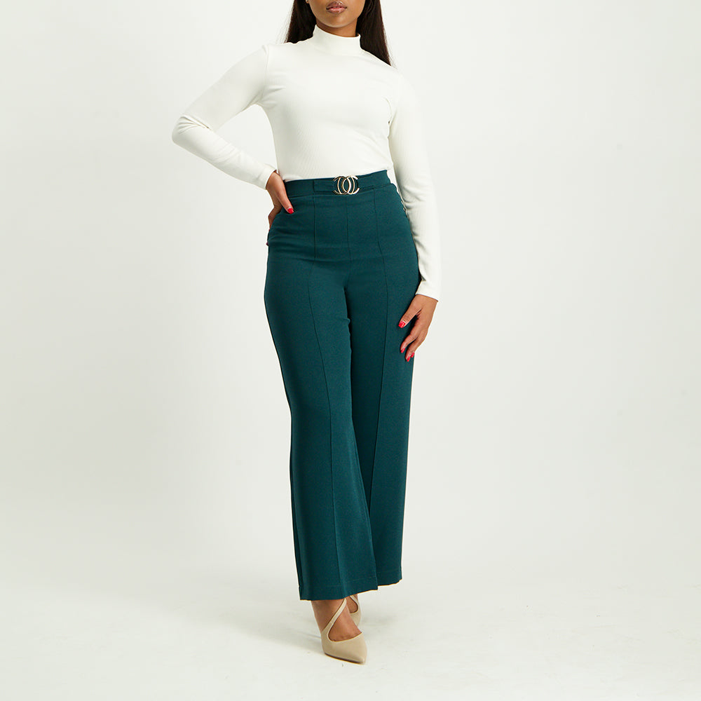 Green Wide Pant