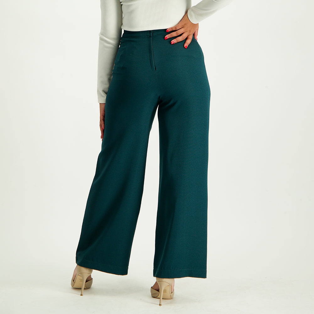 Green Wide Pant
