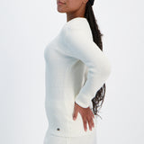 Cream Knit Top