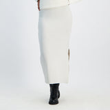 Cream Knit Skirt