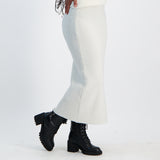 Cream Knit Skirt