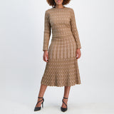 Caramel  Lurex Skirt