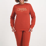 Ladies Rust Sweater