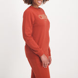 Ladies Rust Sweater