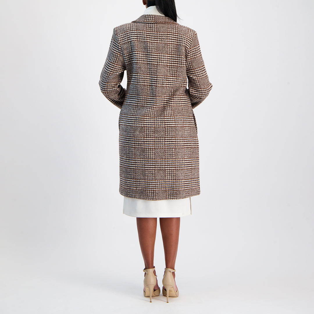 Choc/Cream Amajarz Coat