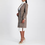 Choc/Cream Amajarz Coat