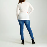 Cream Rib Top