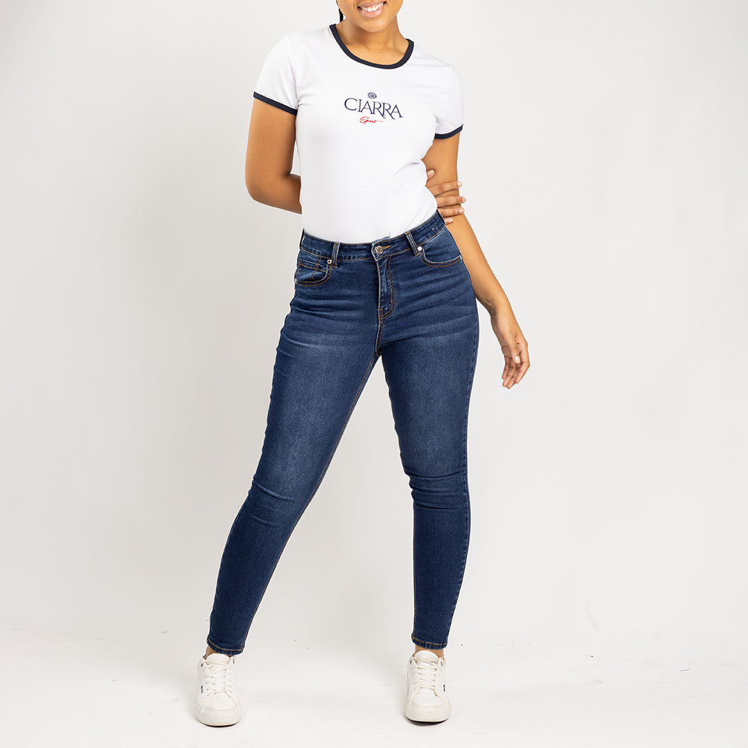 Ladies Blue Denim Jean