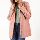 Ladies Pink Fur hoody Melton