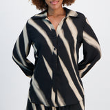 Black and Cream Shirt