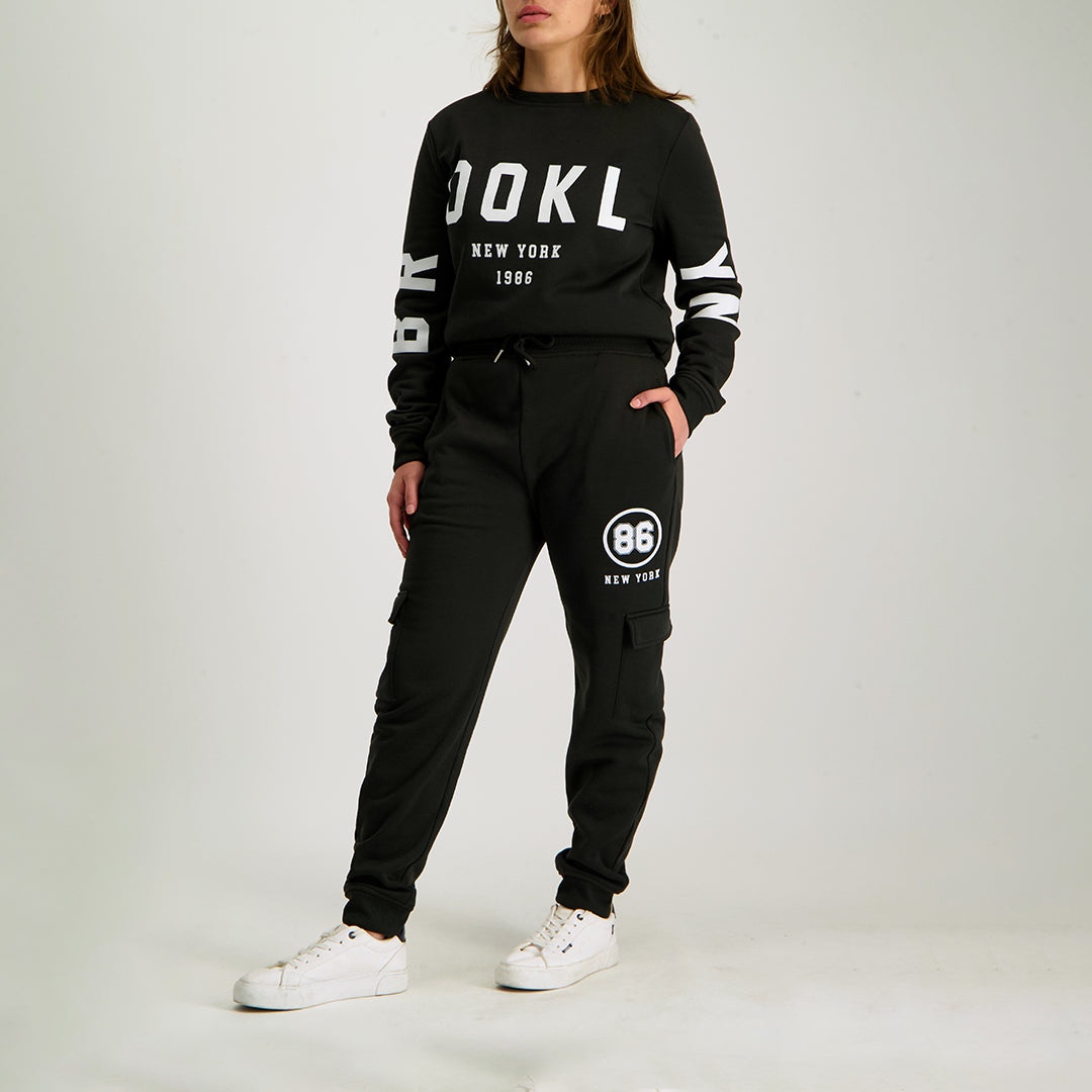 Black Cargo Jogger