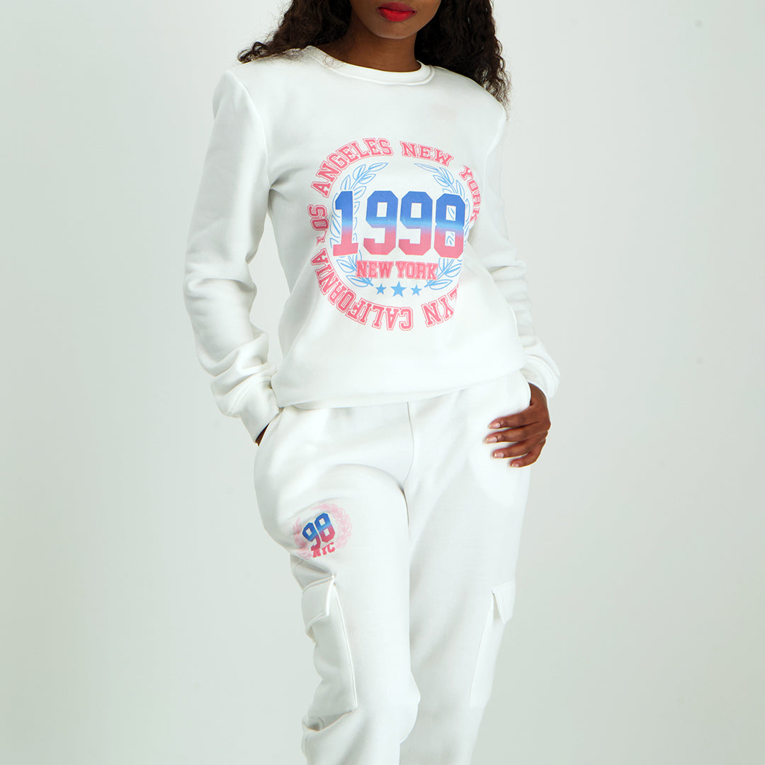 White Crew Neck