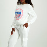 White Crew Neck