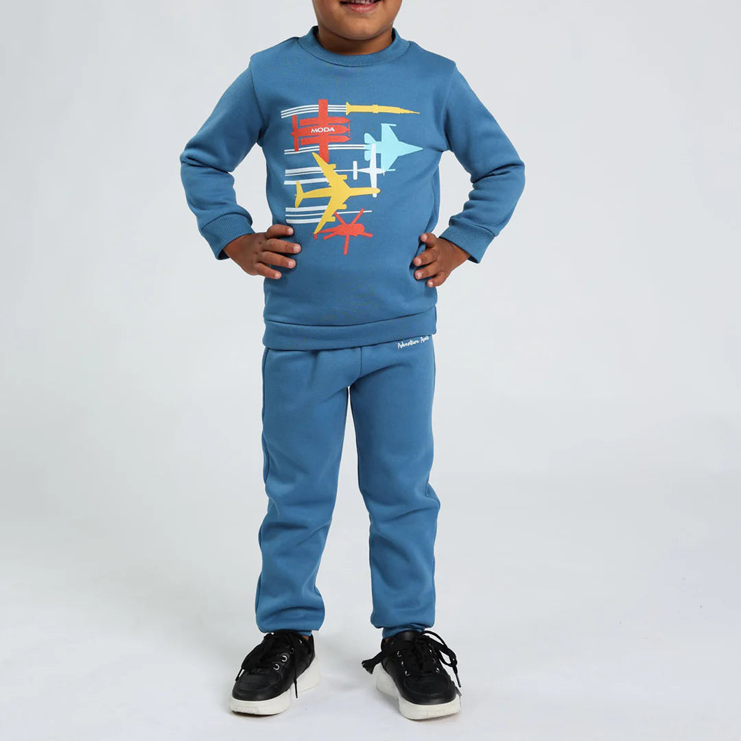 BLUE FLEECE SWEATERS