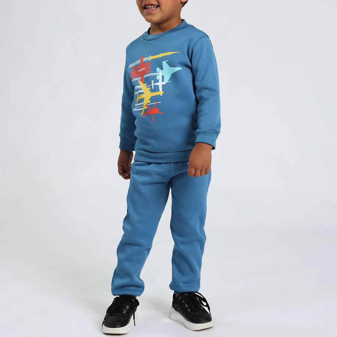 BLUE FLEECE SWEATERS