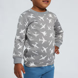 GREY FLEECE SWEATER