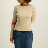Ladies Stone Crew Neck Top