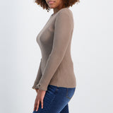 Taupe Knit Top