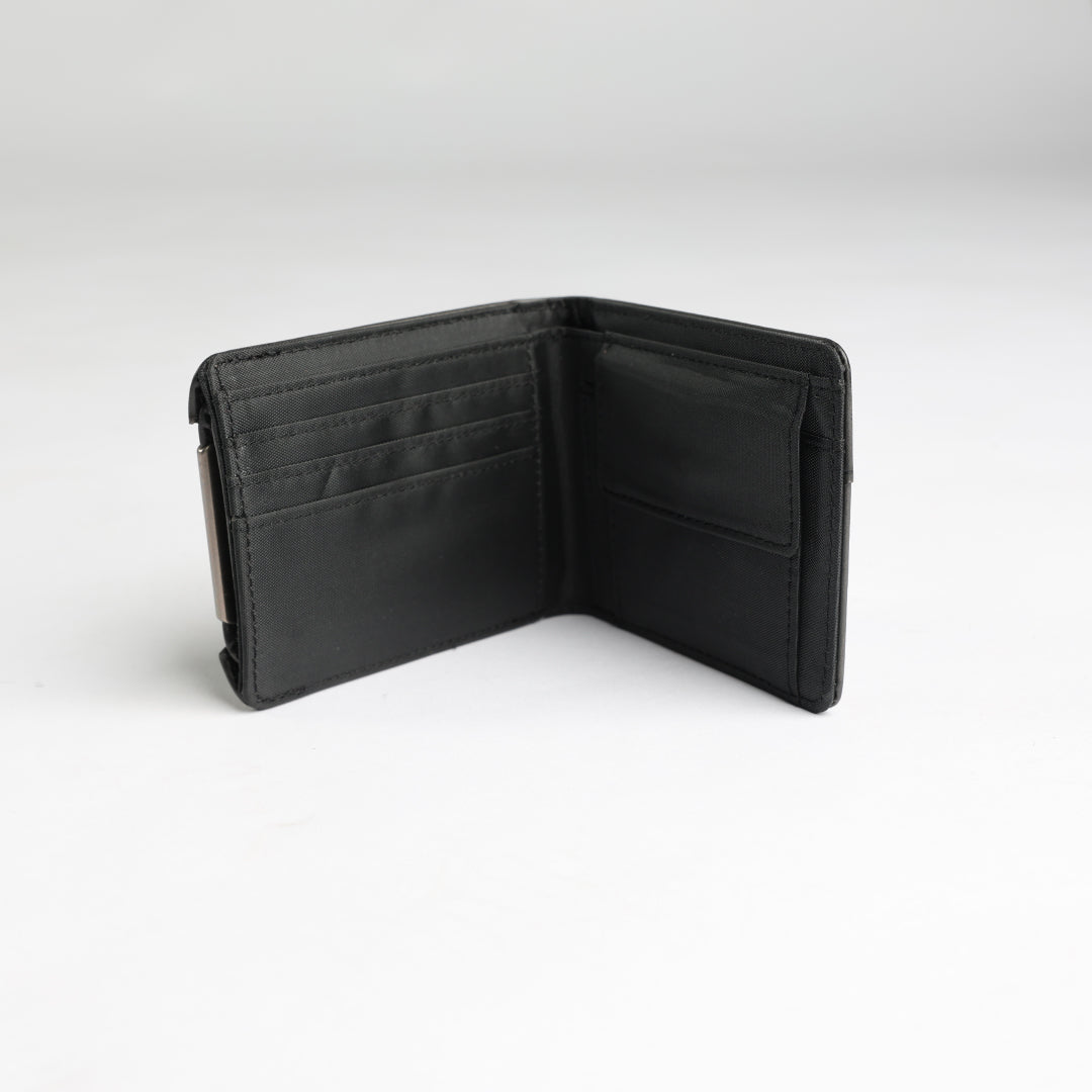 Pu Card Holder Wallet.Perforated Panel
