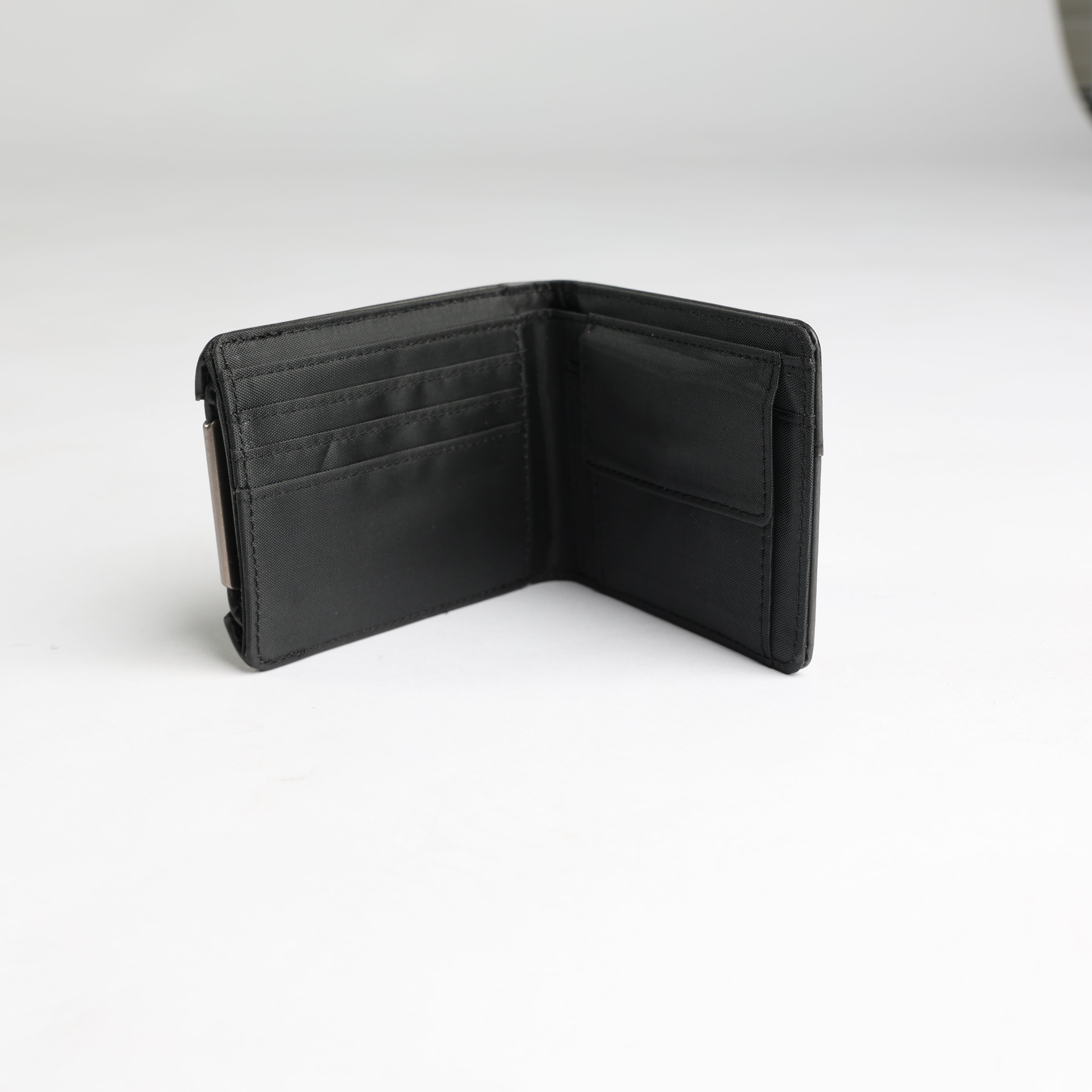 Pu Card Holder Wallet.Perforated Panel