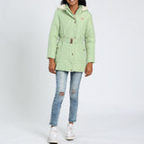 Mint Hooded Puffer