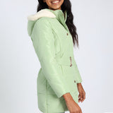 Mint Hooded Puffer