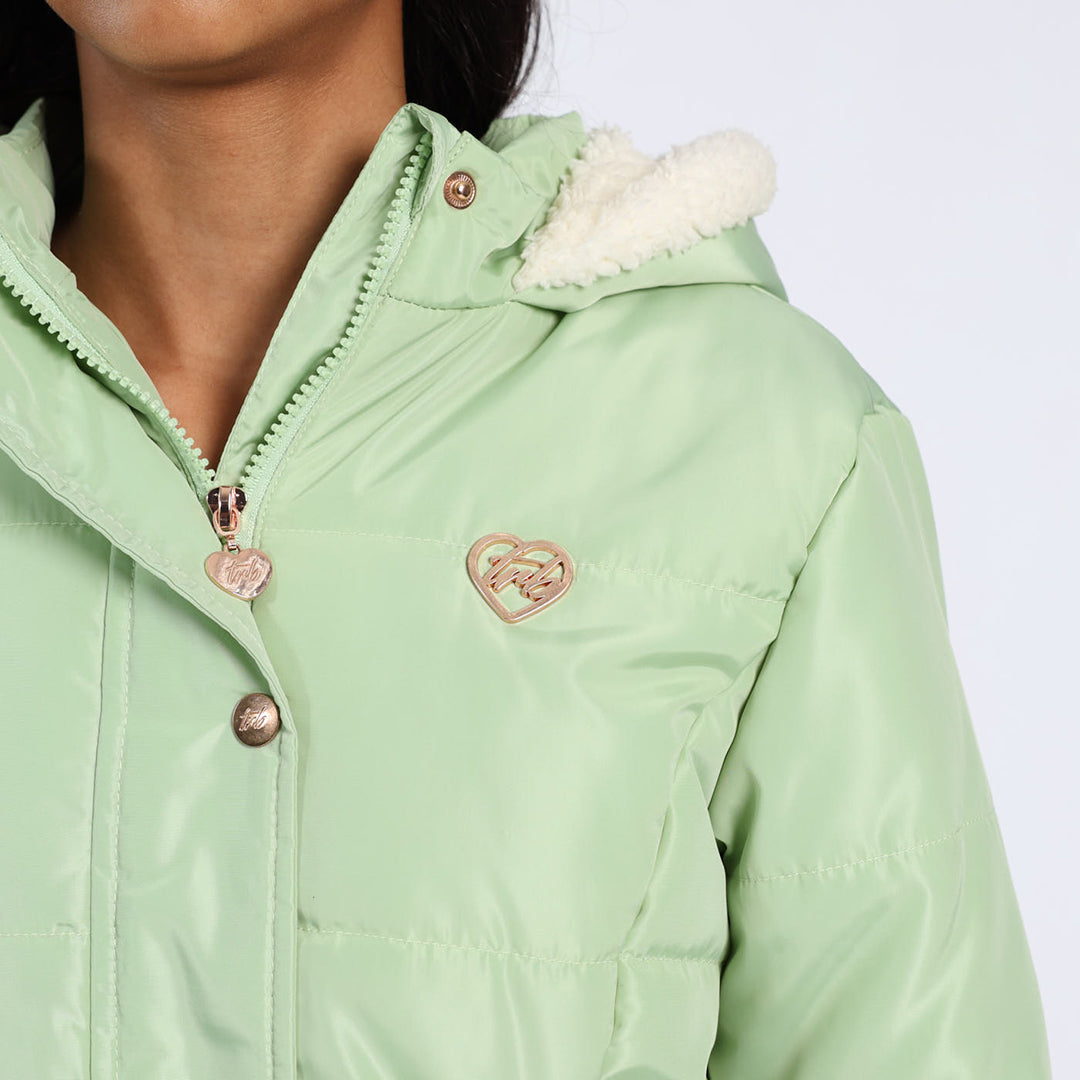 Mint Hooded Puffer