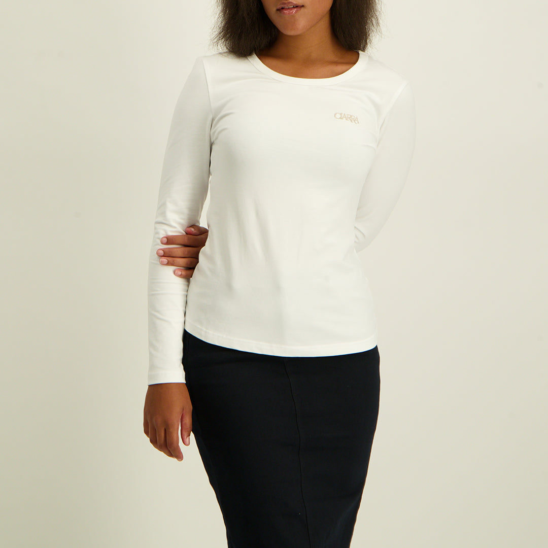 Ladies Pink Stripe/White 2PK Tops