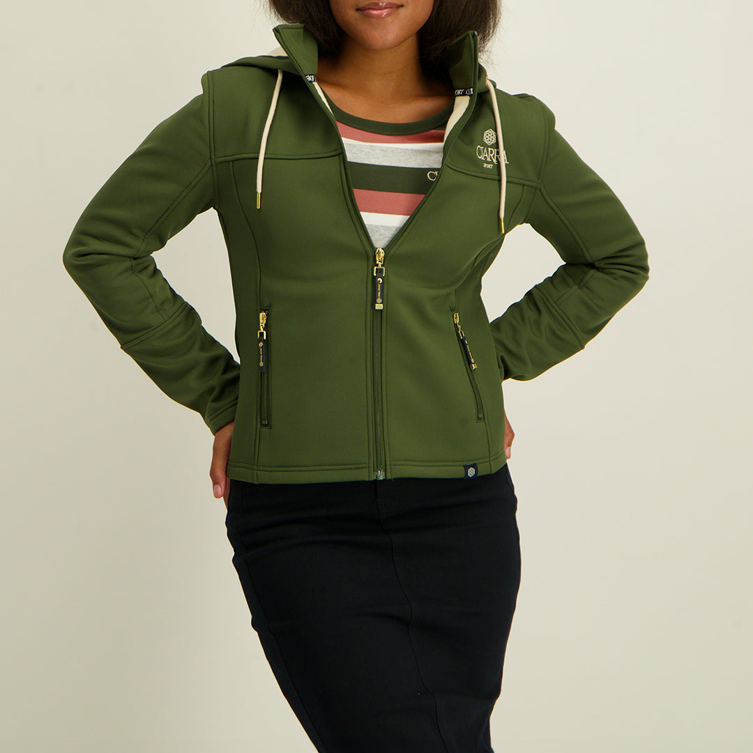 Ladies Olive Atleisure Jacket