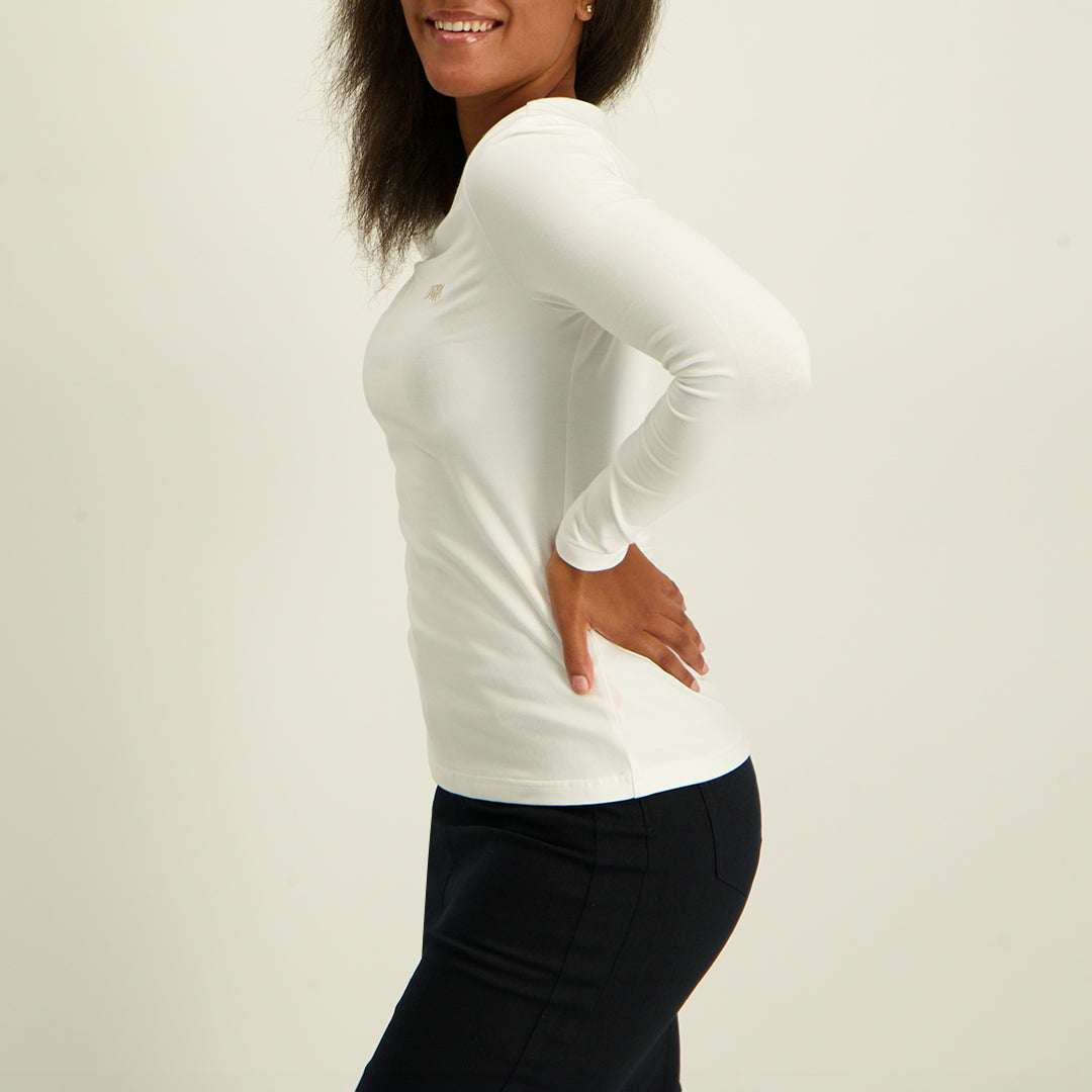 Ladies Pink Stripe/White 2PK Tops