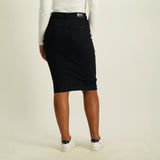 LADIES CIARRA DENIM SKIRT WITH SIDE ZIPS