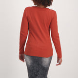 Ladies Rust Stripe 2 Pack Tops