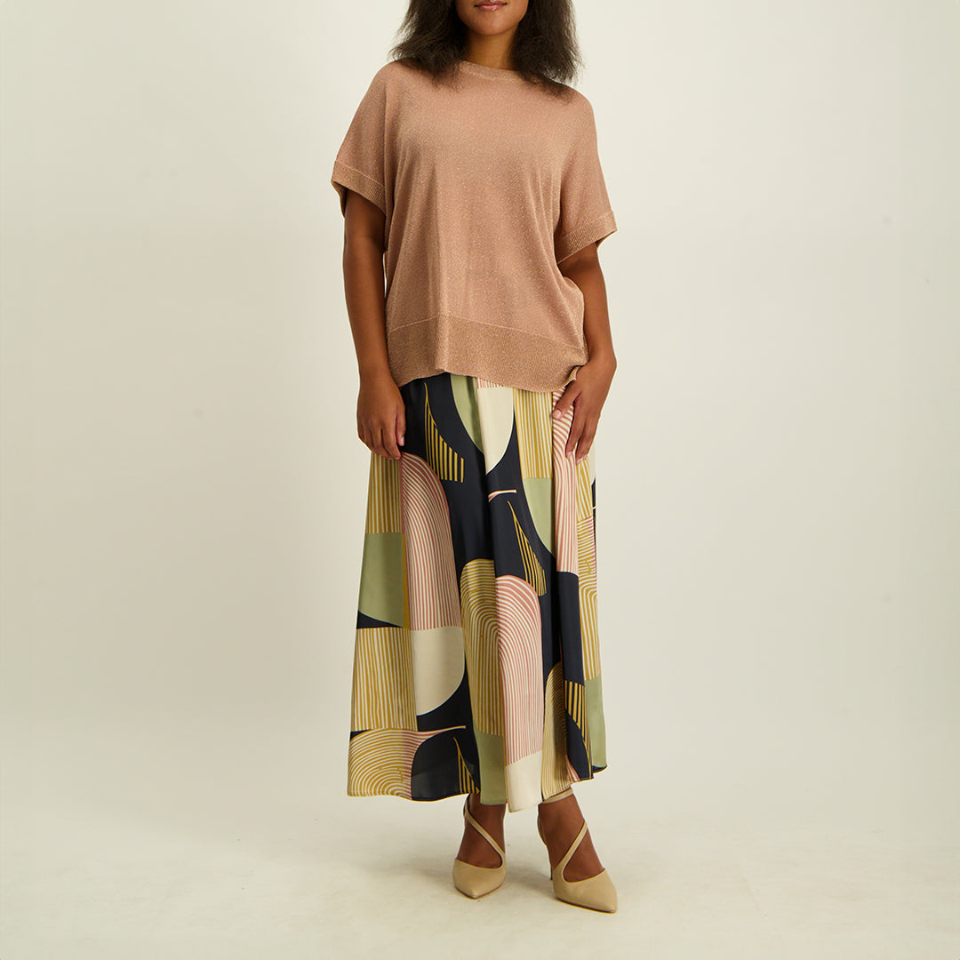LADIES CIARRA MULTI PRINT SKIRT