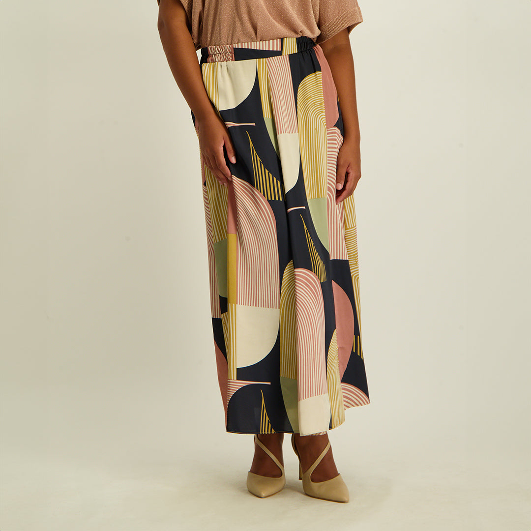 LADIES CIARRA MULTI PRINT SKIRT