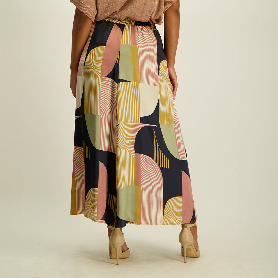 LADIES CIARRA MULTI PRINT SKIRT