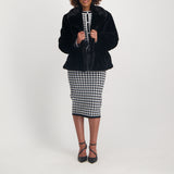 Ladies Black Fur Jacket
