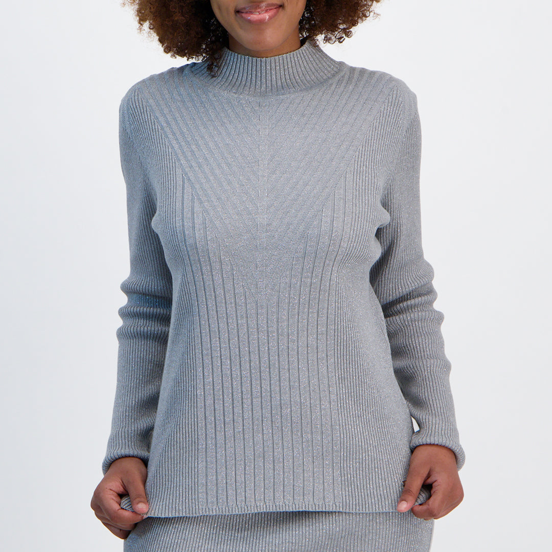 Lurex Rib Top